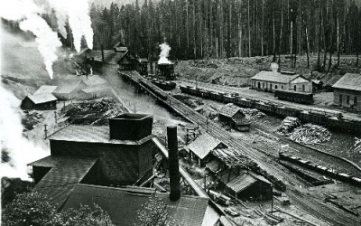 Deep Bay Logging-the Japanese Camp in Fanny Bay