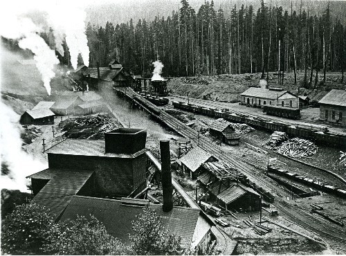 Deep Bay Logging-the Japanese Camp in Fanny Bay