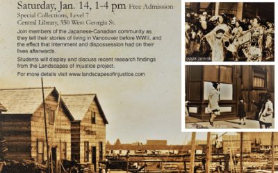 Memories of Dispossession and Internment: Panel discussion series