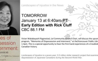 Link to radio interview with Vivian Rygnestad on CBC’s Early Edition with Rick Cluff