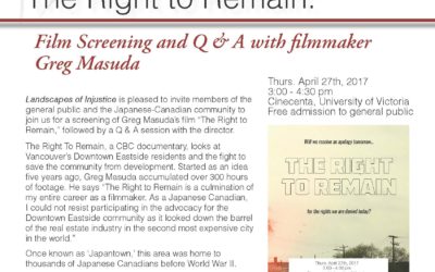 The Right To Remain Public Screening with Greg Masuda