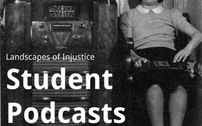 Students go to the archive for podcasts on the dispossession of Japanese Canadians