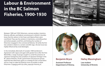 Japanese Exclusion, Labour & Environment in the BC Salmon Fisheries, 1900-1930